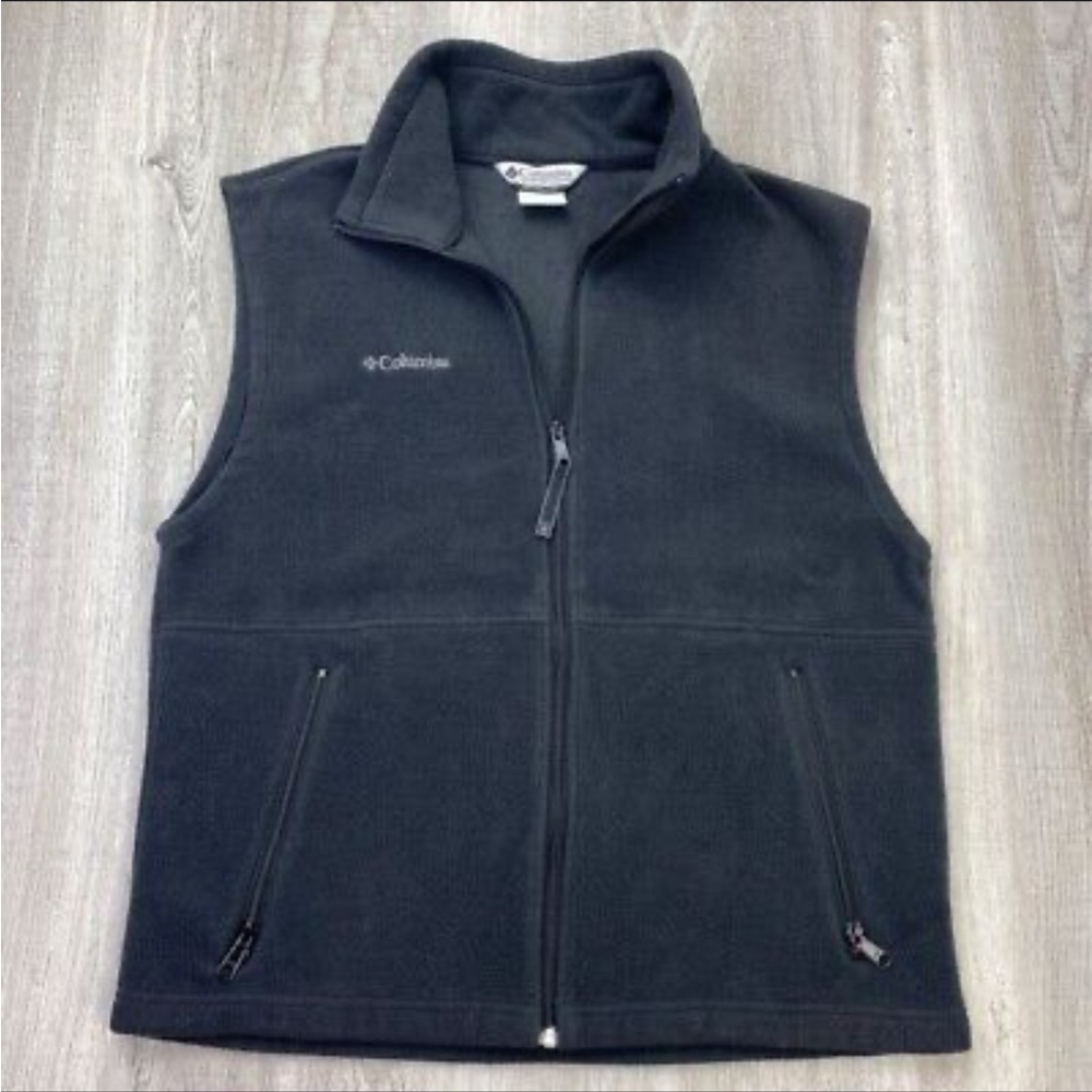 Columbia Men Dark Blue Fleece Vest
